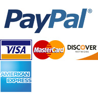 Pay conveniently and securely via PayPal with credit card. 