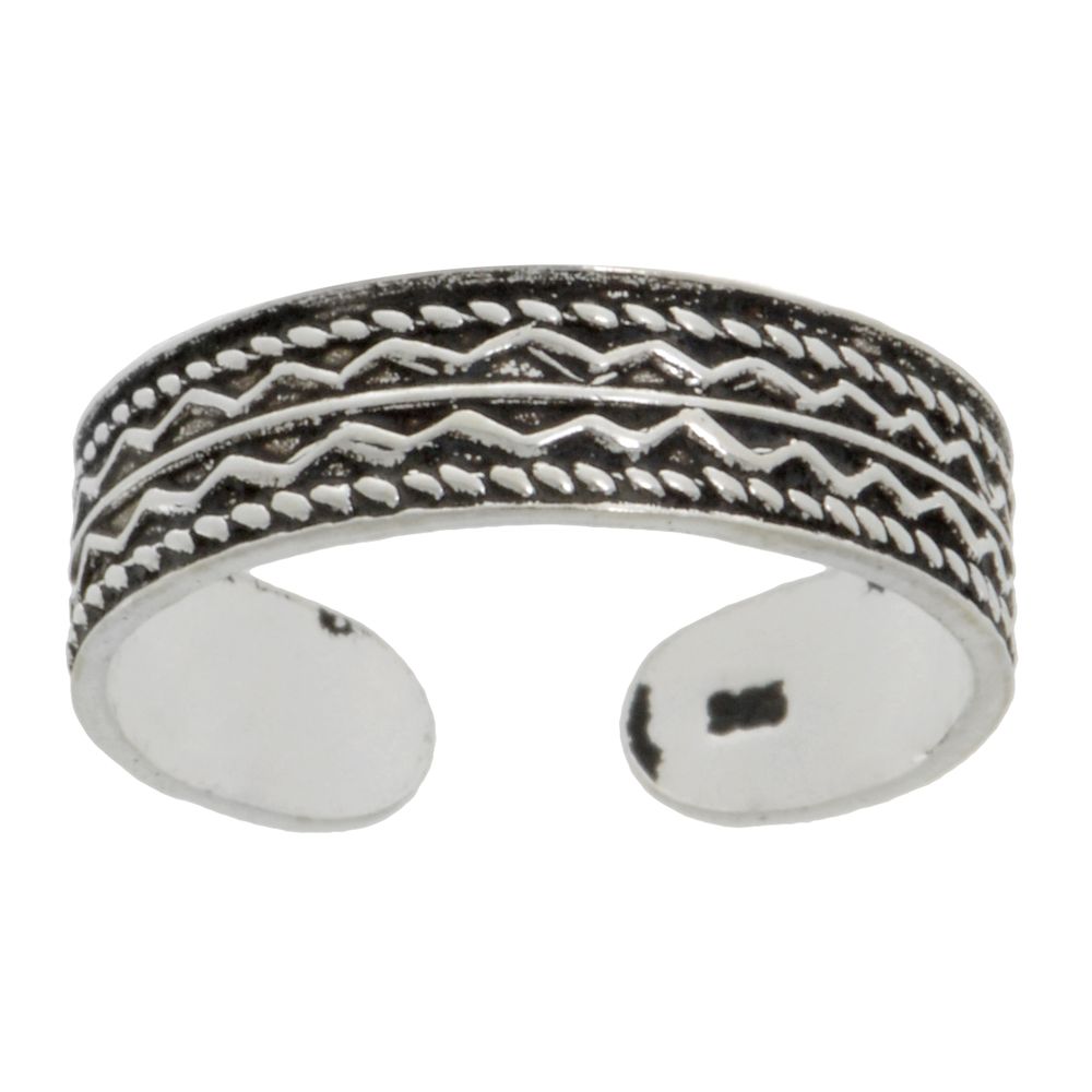 Bague D'orteil En Argent 925 - Modèle 7, Taille Ajustable - Bijou Pied élégant Pour Femme