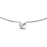 Kinder Halskette Silber 925 Premium Kristall Schmetterling Sommervogel