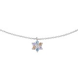 Esprit Neck jewelry Silver 925 zirconia Flower