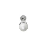 Ohrpiercing Chirurgenstahl 316L Messing mit Silberbeschichtung Synthetische Perle