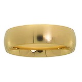 Anello acciaio Acciaio inox Rivestimento PVD (colore oro)