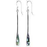 Dangle earrings Silver 925 Abalone Drop drop-shape waterdrop