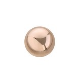 Chiusura piercing Metallo chirurgico 316L Rivestimento PVD (colore oro)