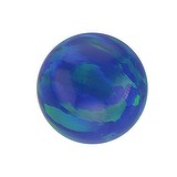 Chiusura piercing Synthetic opal
