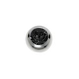 1.2mm Piercing ball Premium crystal Surgical Steel 316L