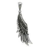 Neck jewelry Silver 925 Crystal Wings