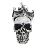 Silber-Anhänger Silber 925 Totenkopf Schädel Knochen Krone