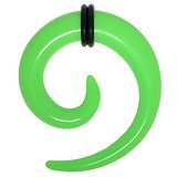 Plug Verre en acrylique PVC Spirale