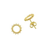 Ear studs Silver 925 PVD-coating (gold color)