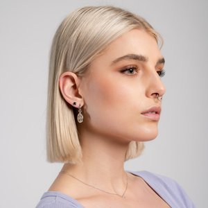 Ear studs Silver 925 zirconia