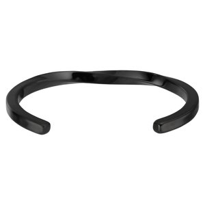 Bracelet rigide Acier inoxydable Revêtement PVD noir
