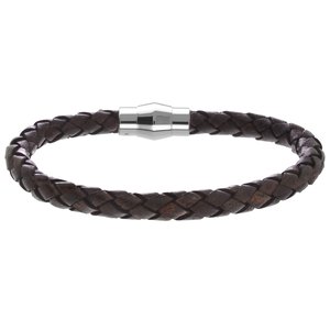 Bracelet Leather Stainless Steel