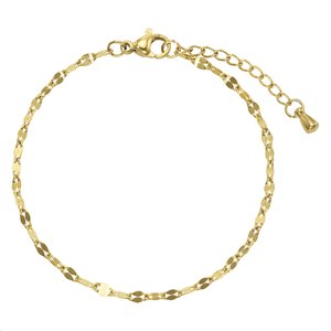 Bracelet Stainless Steel PVD-coating (gold color)