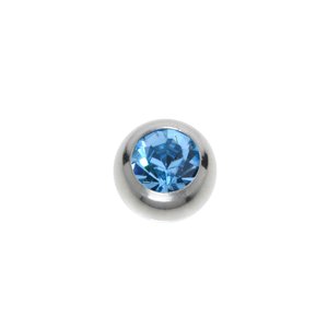 Piercingball Surgical Steel 316L Premium crystal