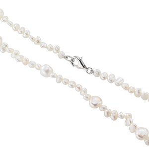 Collar de perlas Plata 925 Perla de agua dulce