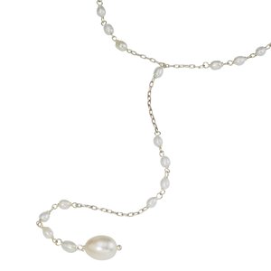 Perlen-Halskette Silber 925 Süsswasserperle