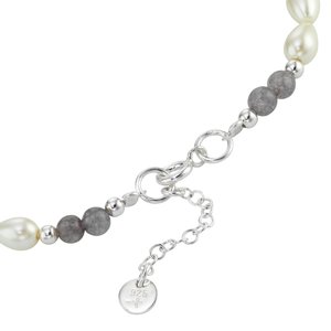 Bracelet Argent 925 Perles d´eau douce Agate