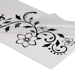 Fake-Tattoo Colore stampato su carta Adesivo amico della pelle Fiore Foglia Disegno_floreale Farfalla