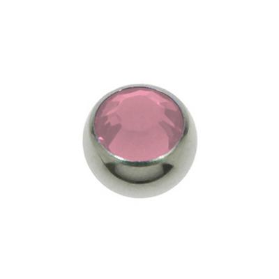 Piercingverschluss Chirurgenstahl 316L Premium Kristall