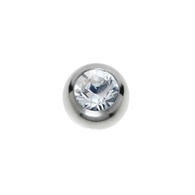 1.2mm Piercing-Kugel Premium Kristall Chirurgenstahl 316L