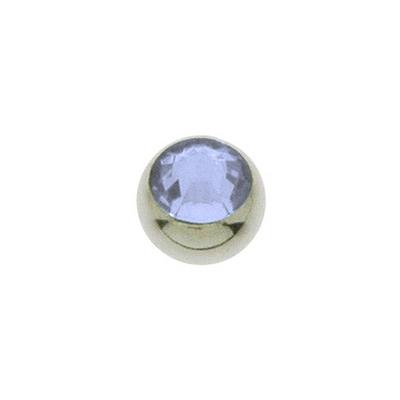 1.2mm Piercing-Kugel Premium Kristall Chirurgenstahl 316L
