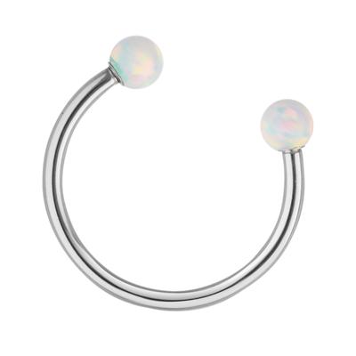1.2mm Piercingstab Chirurgenstahl 316L Synthetische Perle