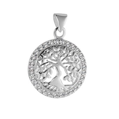 Silber-Anhänger Silber 925 Zirkonia Baum Baum_des_Lebens