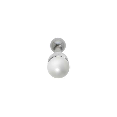 Ohrpiercing Chirurgenstahl 316L Messing mit Silberbeschichtung Synthetische Perle