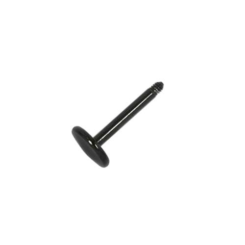 1.2mm Piercingstab Chirurgenstahl 316L PVD Beschichtung (schwarz)