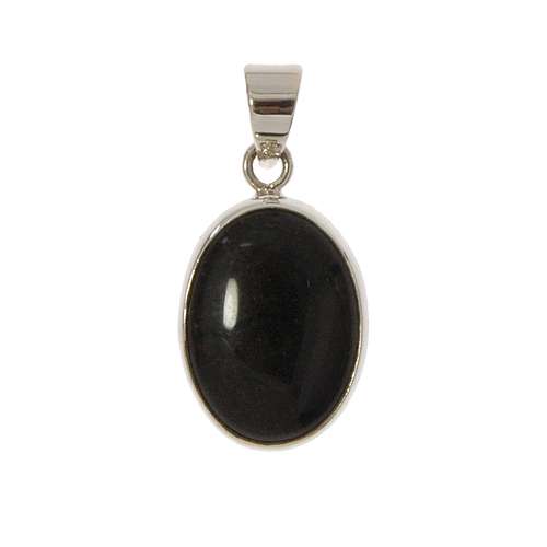 Pendentif de pierre Argent 925 Onyx noir
