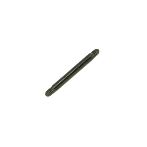 1.2mm Titan Piercingteil Titan PVD Beschichtung (schwarz)