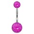 Bellypiercing Surgical Steel 316L Acrylic glass