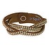 Bracelet Premium crystal Alcantara Stainless Steel Brass Wave Eternal Loop Eternity