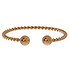 Bracelet rigide Acier inoxydable Revêtement d´or (doré)