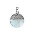 Shell pendant Stainless Steel Mother of Pearl Leaf Plant_pattern