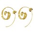 Shrestha Designs Ohrhänger Silber 925 Gold-Beschichtung (vergoldet)