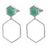 Shrestha Designs Dangle earrings Silver 925 Amazonite