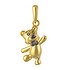 Kinder Halskette Silber 925 Gold-Beschichtung (vergoldet) Bär Bärchen Teddy