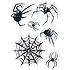 Fake-Tattoo Auf Papier gedruckte Farbe Hautverträglicher Klebstoff Spinne Spinnennetz