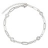 Anklet Stainless Steel Acrylic glass