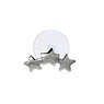 Ear piercing Silver 925 Bioplast Star