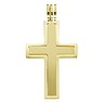Hanger uit RVS Staal PVD laag (goudkleurig) kruis
