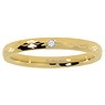 Stainless steel ring Stainless Steel Gold-plated Crystal