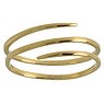 Edelstahlring Edelstahl Gold-Beschichtung (vergoldet) Spirale