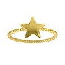 Anello acciaio inox Acciaio inox Rivestimento PVD (colore oro) Spirale Stella