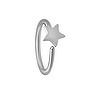 Nose ring Surgical Steel 316L Star