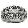 zilveren-ring Zilver 925 Zirkonia bloem tribal_tekening tribal_patroon