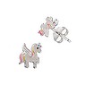 Kids earrings Enamel Unicorn