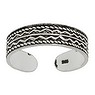 Toering Silver 925 Tribal_pattern Wave Stripes Grooves Rills